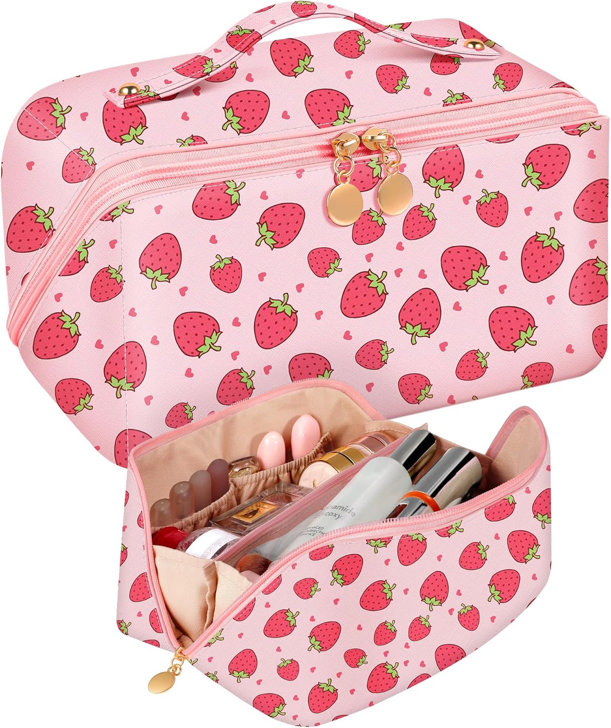 Makeup Bag Travel Cosmetic Bag Toiletry Make Up Bags Cute Women Large Capacity