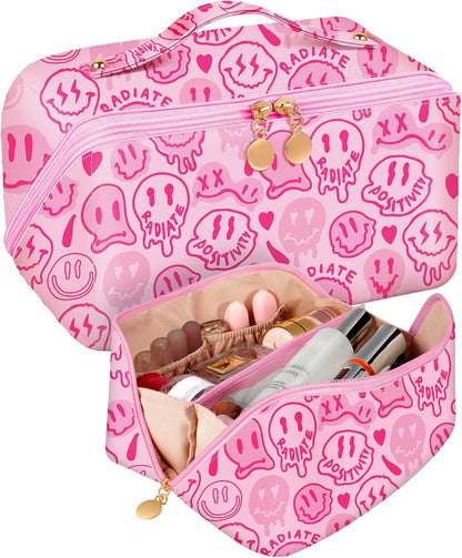 Makeup Bag Travel Cosmetic Bag Toiletry Make Up Bags Cute Women Large Capacity