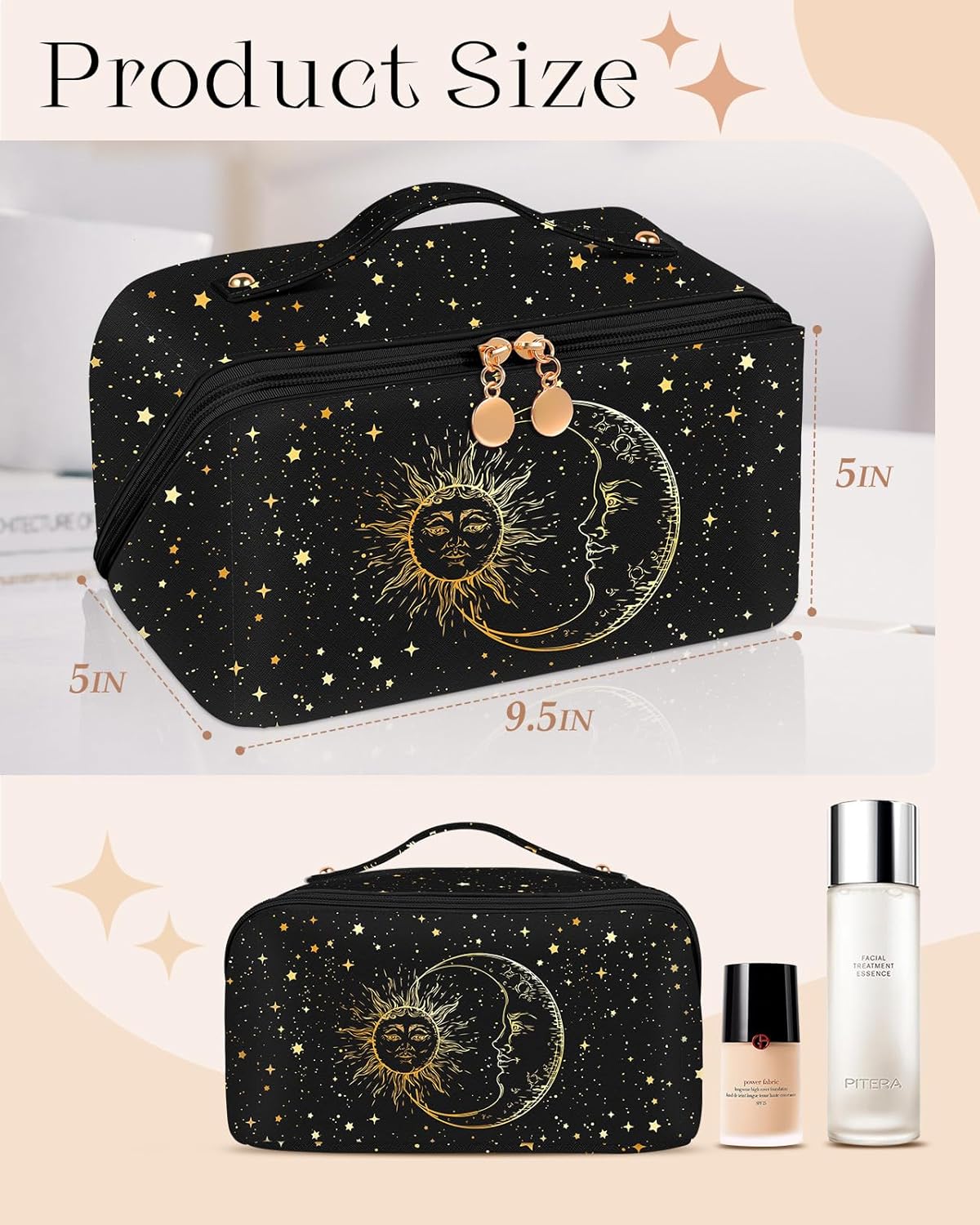 Makeup Bag Travel Cosmetic Bag Toiletry Make Up Bags Cute Women Large Capacity