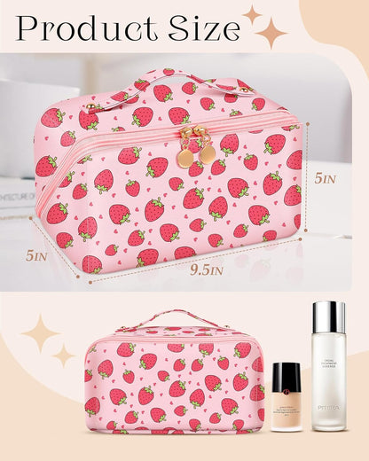 Makeup Bag Travel Cosmetic Bag Toiletry Make Up Bags Cute Women Large Capacity