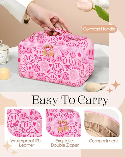 Makeup Bag Travel Cosmetic Bag Toiletry Make Up Bags Cute Women Large Capacity