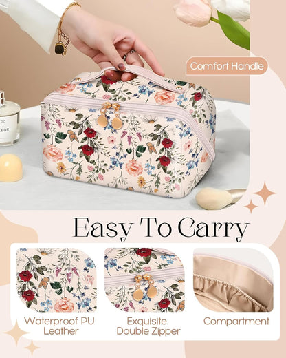 Makeup Bag Travel Cosmetic Bag Toiletry Make Up Bags Cute Women Large Capacity