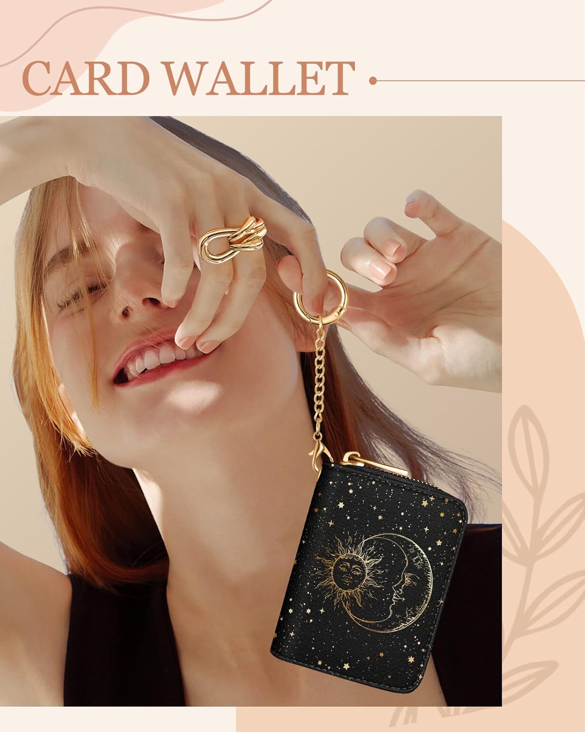 Credit Card Holder for Women Cute Small for Ladies Teen Girls Female Rfid Leather Cardholder Wallets